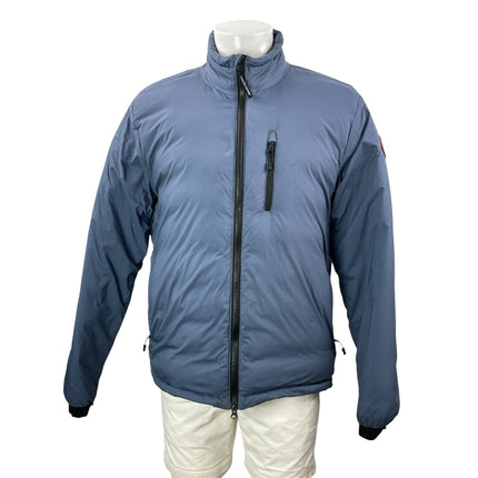 Canada Goose Men's Blue Long Sleeve Full Zip Pocket Puffer Coat Jacket Size XL