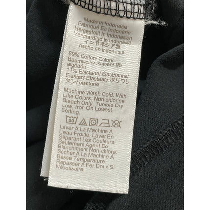 J.Crew Womens Black High Waisted Pull On Wide Leg Straight Yoga Leggings Pants M