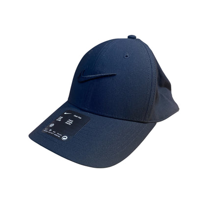 NEW Nike Dri-FIT Club Structured Swoosh Unisex Navy Blue Adjustable Cap Hat OS