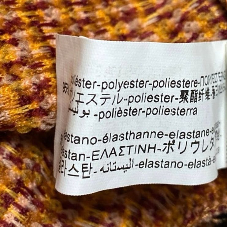 Zara Brown Striped Elastic Waist Drawstring Wide Leg Trousers Lounge Pants Sz L