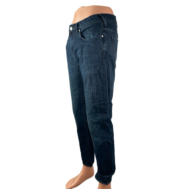 Paul Smith Super Soft Men's Blue Slim Straight Skinny Denim Jeans Pants Size 33