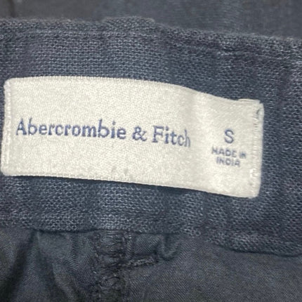Abercrombie & Fitch Women's Black Pleated High Waist Wide Leg Bermuda Shorts S