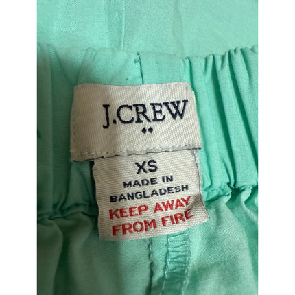 J.Crew Women's Green Graphic Print Flamingo High Rise Mini Lounge Shorts Size XS