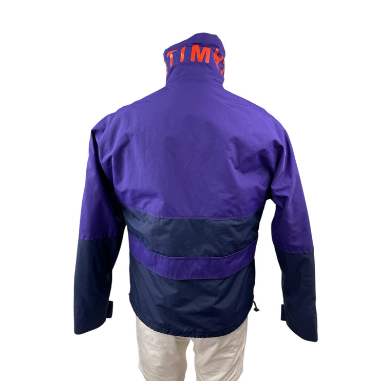 Collusion Men's Purple Colorblock Long Sleeve Parka Snow Ski Jacket Size XXS