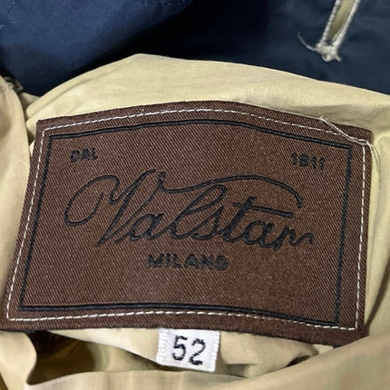 Valstar Men's Brown Reversible Button Zip Long Sleeve Rain Coat Jacket 52 US 42