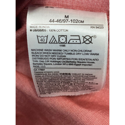 Banana Republic Men's Camden Fit Pink Long Sleeve Button Down Shirt Top Size M