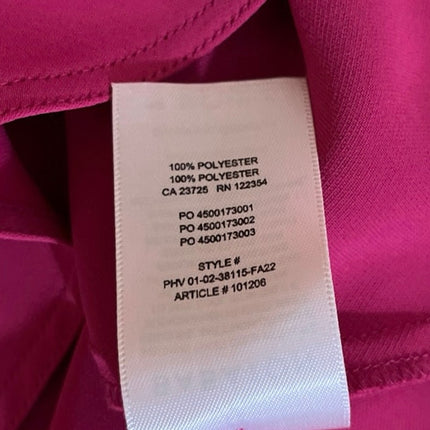 Aritzia Babaton Women's Hot Pink Long Sleeve Cowl Neck Shirt Blouse Top Size S