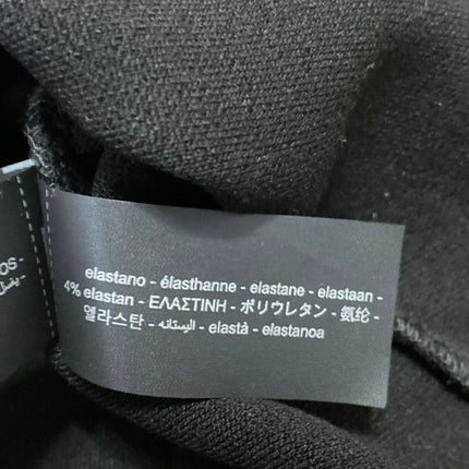 Zara Women's Black Mock Neck Short Cap Sleeve Mini Fitted Bodycon Dress Size S