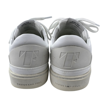 Thousand Fell Court Women's White Leather Low Top Lace Up Sneakers Shoes Size 7