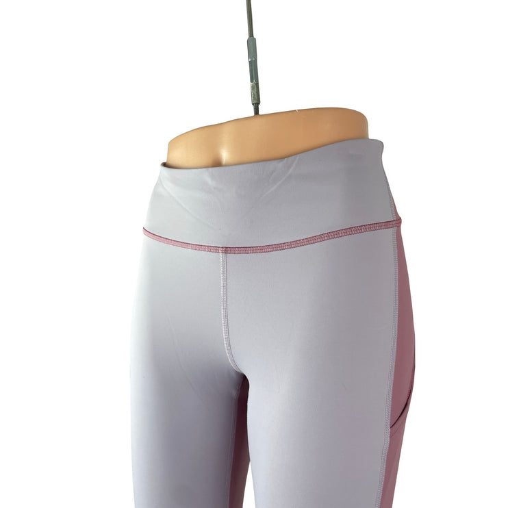 Outdoor Voices Zoom Purple Pink Colorblock Yoga Workout Athletic Leggings Pant M