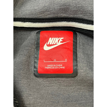 Nike Women's Gray Full Zip Long Sleeve Hooded Hoodie Active Sports Coat Jacket L