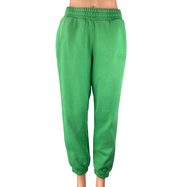 Forever 21 Pantone Womens Green Fleece Pocket Athletic Jogger Sweat Pants Size S