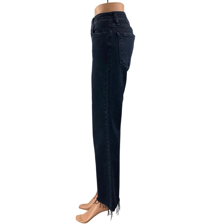 LTJ Letter to Juliet Black High Rise Flared Bootcut Bell Bottom Denim Jeans 28