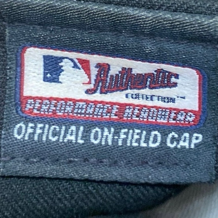 MLB Official Black Orange San Francisco Giants Baseball Sport Flat Cap Hat 7 3/8