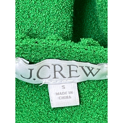 J.Crew Odette Green Button Long Sleeve Pockets Crop Cardigan Sweater Jacket Sz S