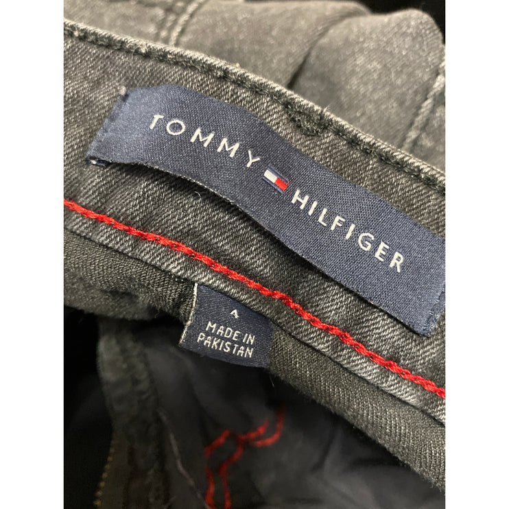 Tommy Hilfiger Women's Black Mid Rise Slim Skinny Leg Denim Jeans Pants Size 4