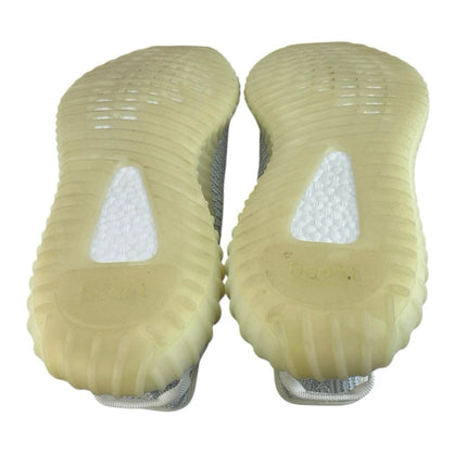 Adidas Yeezy Boost 350 V2 White Gray Knit Lace Up Athletic Sneakers Shoes Sz 9.5