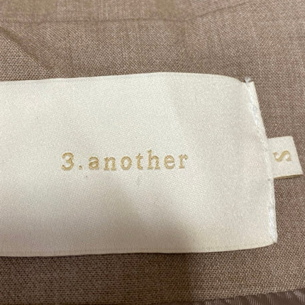 3.another Women's Beige Tan Notch Collar Button Long Sleeve Blazer Coat Jacket S