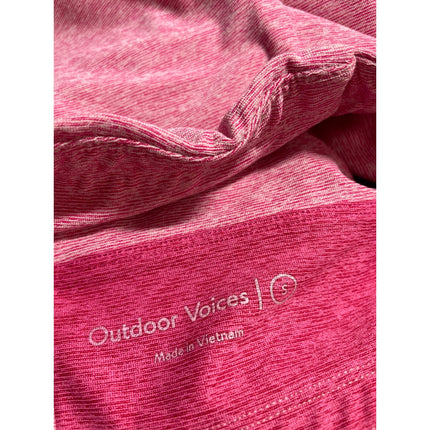 Outdoor Voices Color Block Venus Top Leggings Yoga Gym Athletic Activewear Set S