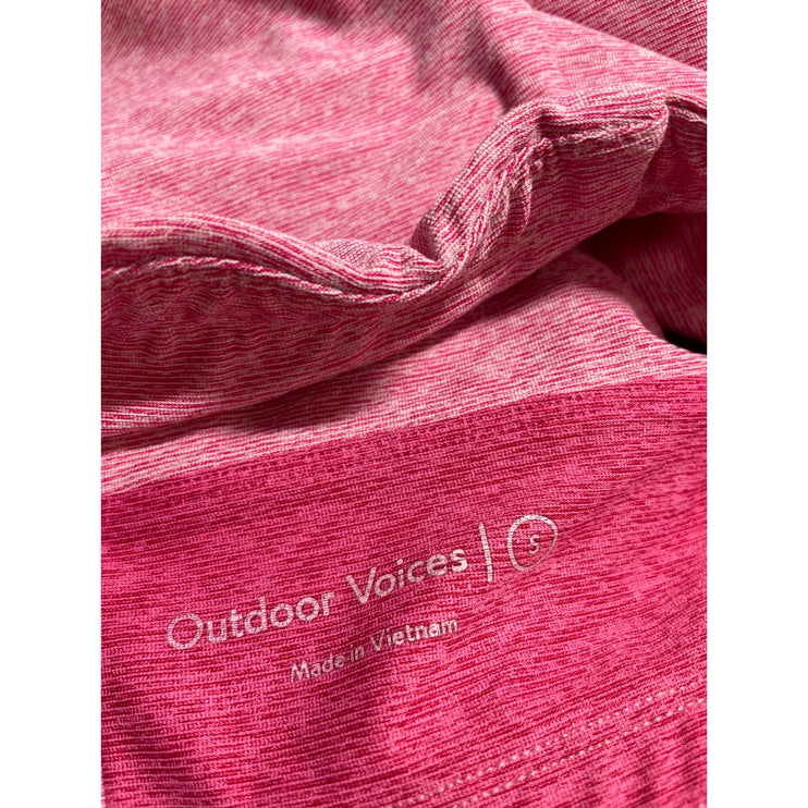 Outdoor Voices Color Block Venus Top Leggings Yoga Gym Athletic Activewear Set S