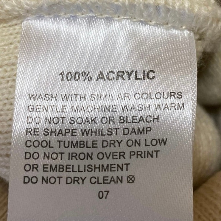 Furtalk Unisex White Knitted Cuffed Winter Bonnet Beanie Cap Hat One Size