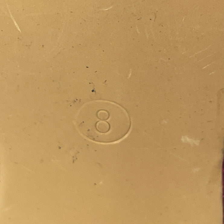 SheIn Women's Purple Fuzzy Fur Pointed Toe Slip On Gold Stiletto Heels Sandals 8