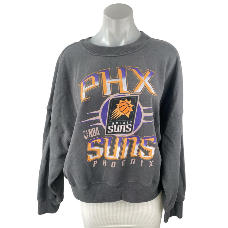 Abercrombie & Fitch Women's Gray Phoenix Suns NBA Basketball Sweatshirt Size L