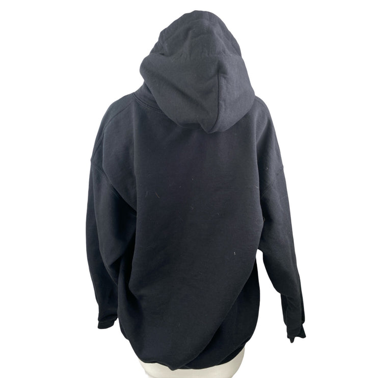 Women's Black Gold Sun Publicis Snoop Dog Hoodie Long Sleeve Sweatshirt Top XL