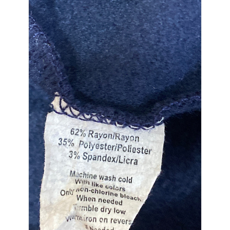 Soulcycle Women's Navy Blue Skull Skeleton Hoodie Hooded Sweatshirt Top Size S