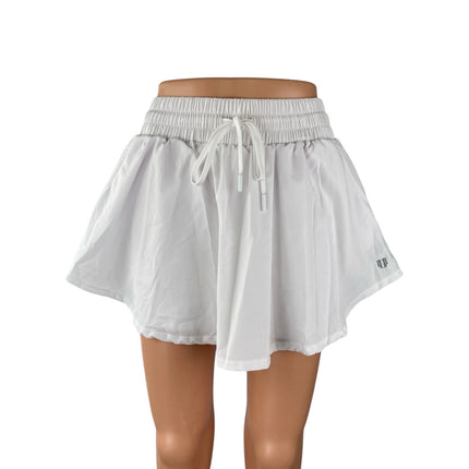 EleVen by Venus Williams White Flowy Tennis Golf Athletic Skort Skirt Shorts S