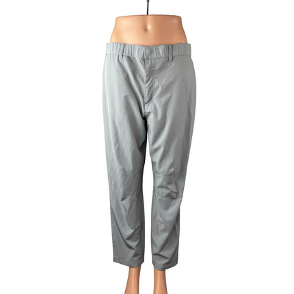 Fabletics Women's Gray High Waisted Straight Leg Casual Trousers Pants Size M
