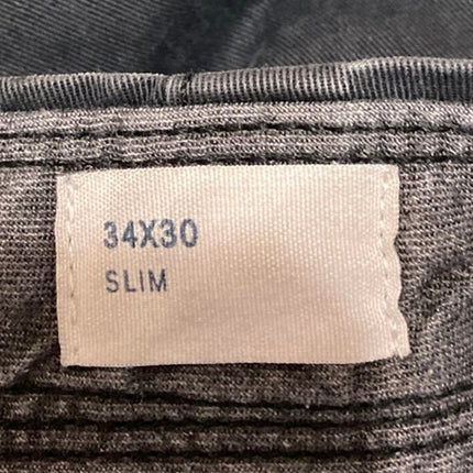 GAP Women's Gray High Waist Straight Skinny Leg Slim Fit Trousers Dress Pants 34