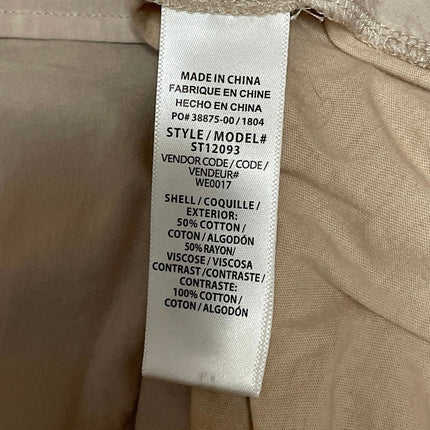 Splendid Women's Beige Long Sleeve V Neck Pocket Button Down Shirt Top Size XS