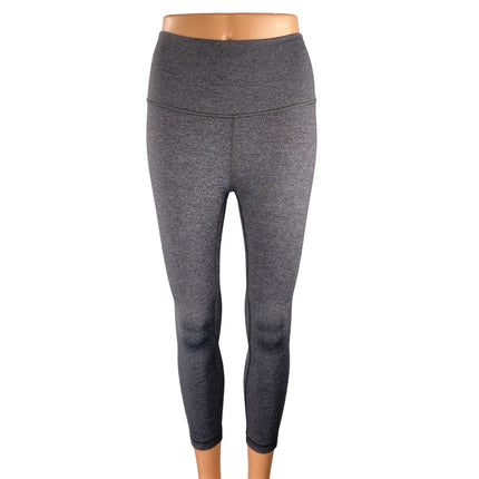 Lululemon Womens Gray High Rise Skinny Yoga Athletic Activewear Leggings Pants 4