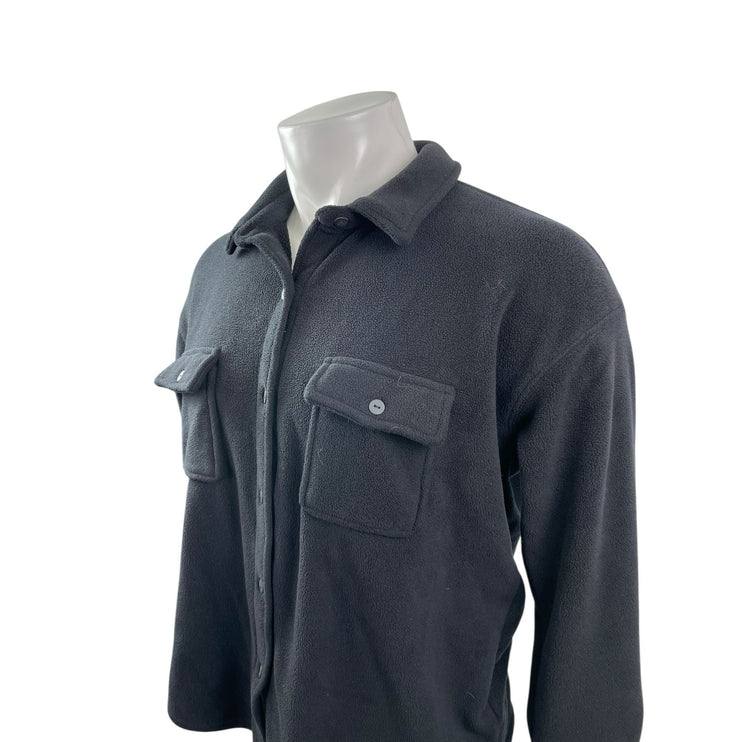 Sundown by Splendid Men's Black Long Sleeve Pocket Button Down Shirt Top Size S