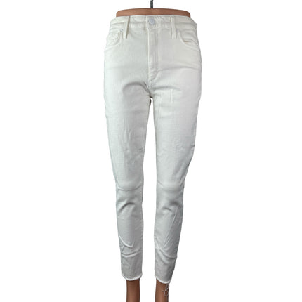 Joe's Women's White High Rise Ankle Classic Skinny Jeggings Denim Jeans Pants 28
