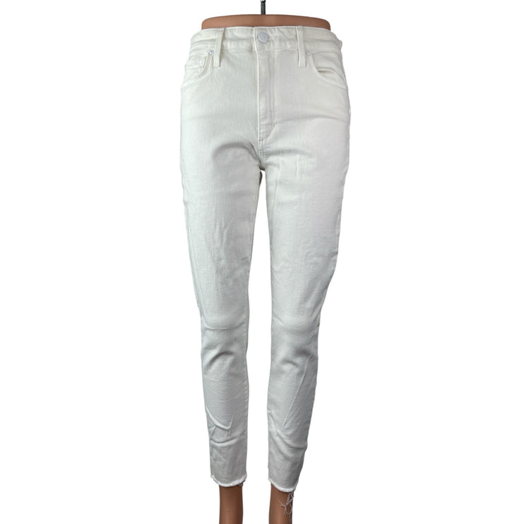Joe's Women's White High Rise Ankle Classic Skinny Jeggings Denim Jeans Pants 28
