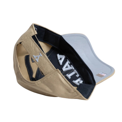 Yale University Bulldogs NCAA Primary Logo Beige Strapback baseball Cap Hat OS