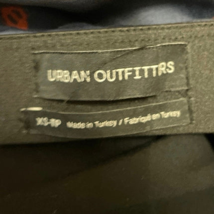 Urban Outfitters Navy Blue High Waisted Flare Pencil Mini Slip Skirt Size XS