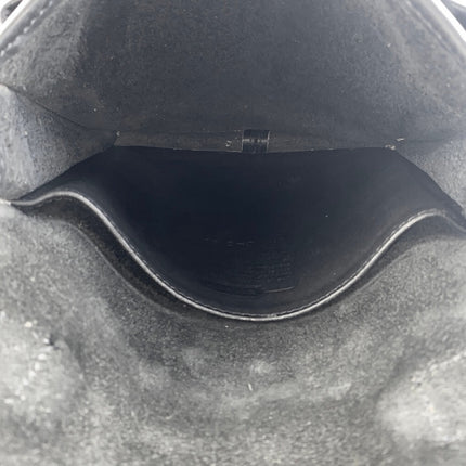 Coach Vintage 5130 Willis Station Black Leather Turn Lock Crossbody Shoulder Bag