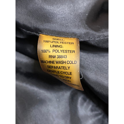 TAHARI Anya Blue Black Colorblock Satin Double Breasted Trench Coat Jacket Sz S