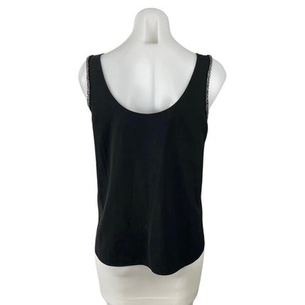 NetWork Women's Black Sleeveless Scoop Neck Cami Camisole Tank Top Size XS