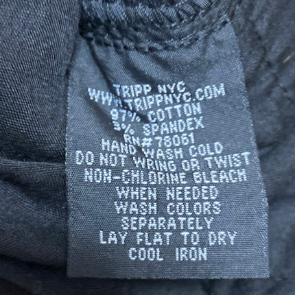 Tripp NYC Studded Bondage Men's Black Studded Zipper Straight Trousers Pants 26