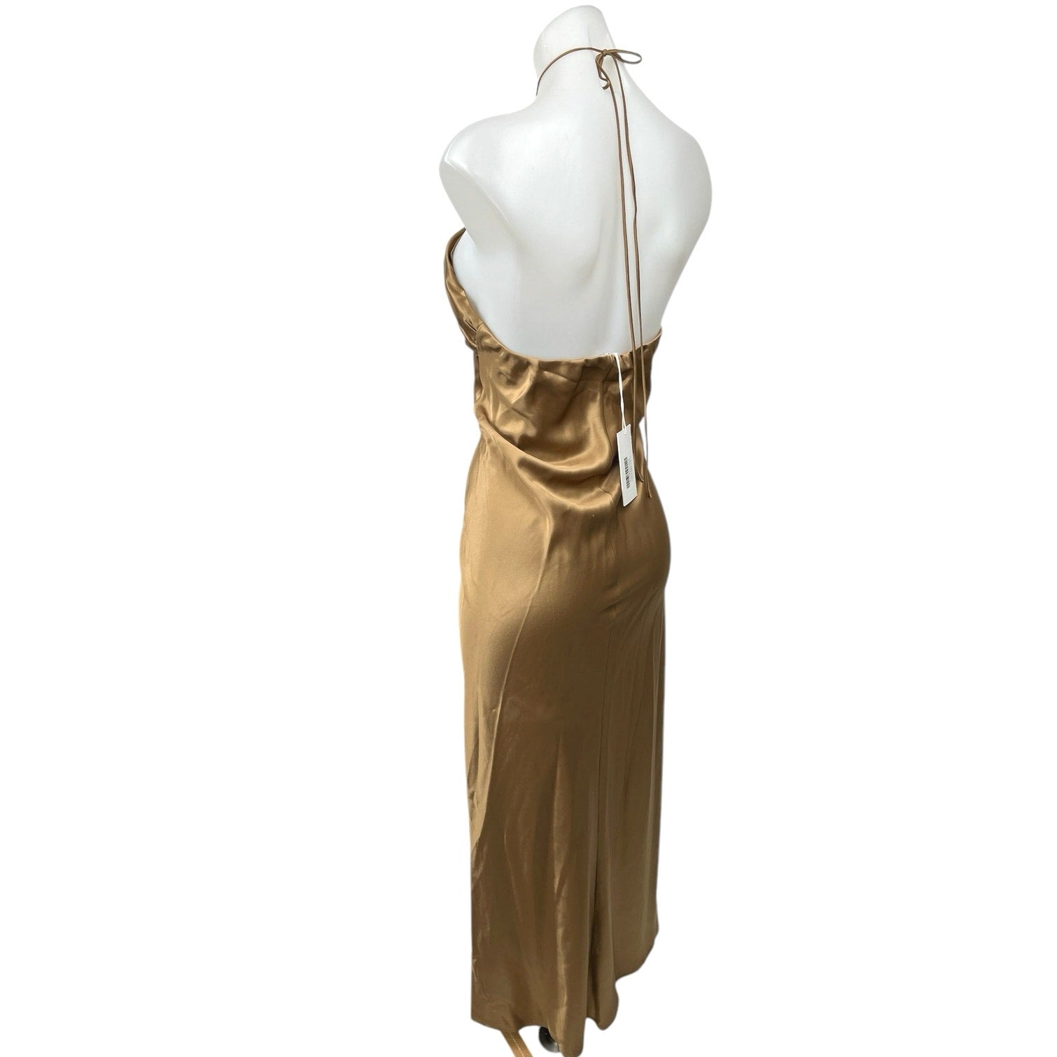 reformation valora satin dress Pink Reformation Valora Satin Midi Dress by Reformation