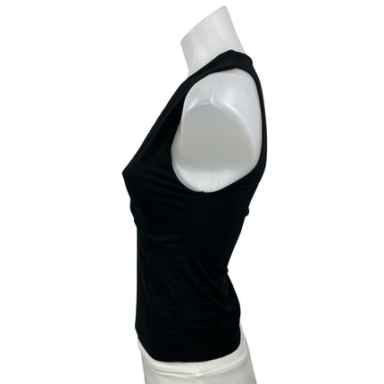 Reformation Women's Black Sleeveless Deep V Neck Camisole Cami Tank Top Size S