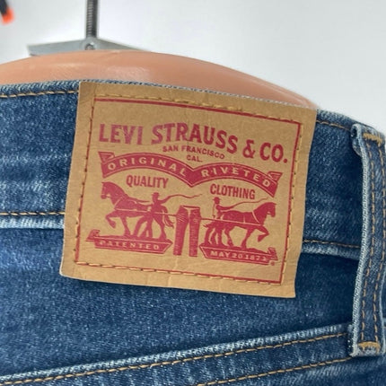 Levi's High Waisted Crop Flare Women's Blue Bootcut Y2k Denim Jeans Size 27