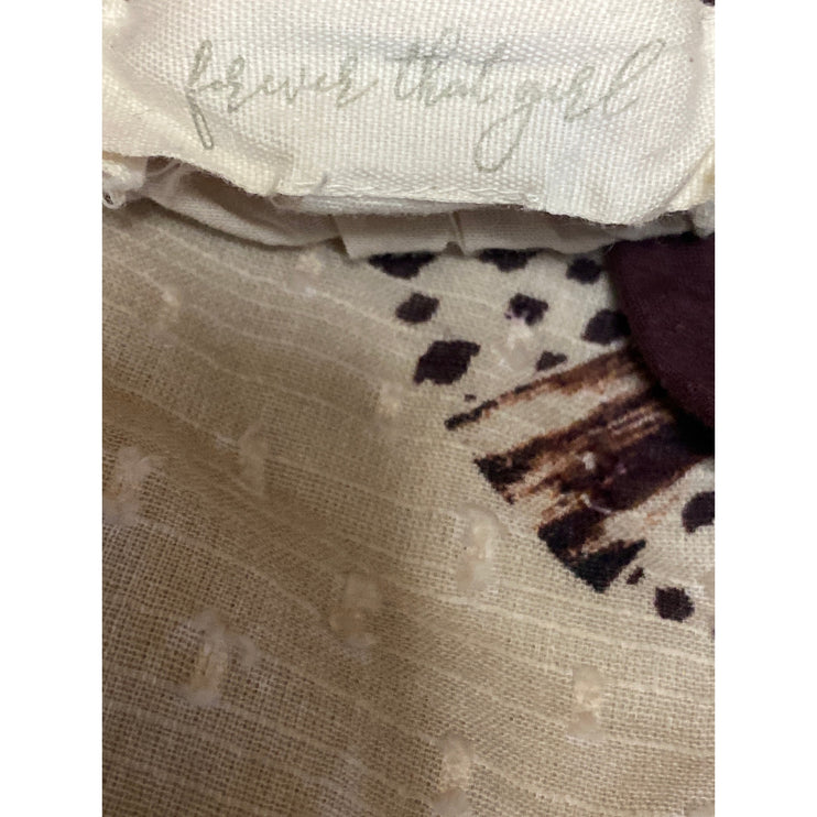 Anthropologie X Forever That Girl Beaded Brown Mandala Tie Dye Cami Tank Top M