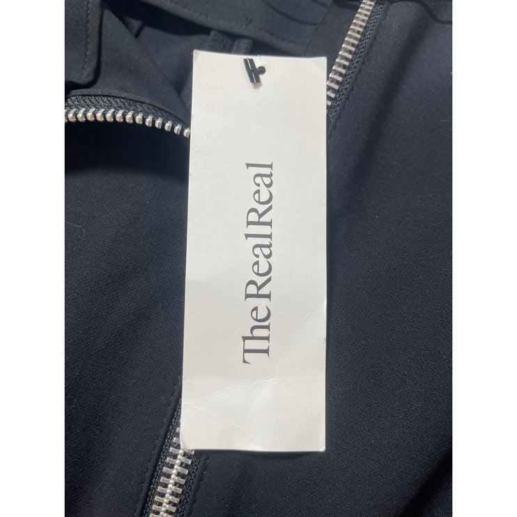 NEW Veronica Beard Erin Women's Black Zip Up Front Midi Straight Pemcl Skirt 6