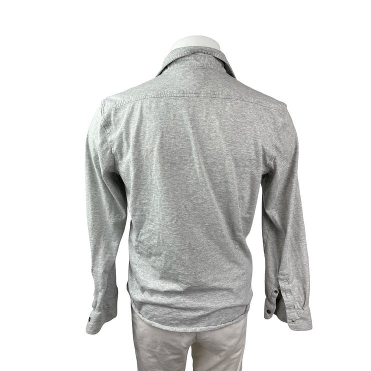 Levi's Men's Gray Heather Long Sleeve Button Down Chest Pocket Shirt Top Size L