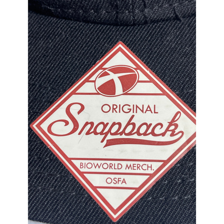 Marvel Avengers Character Black Embroidered Logo Snapback Baseball Cap Hat OS